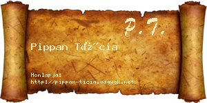 Pippan Tícia névjegykártya
